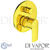 Ideal Standard Connect Air Concept Air Built-In Brushed Gold Bath Shower Mixer Spare Parts